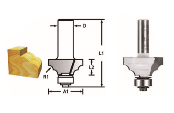 Makita D-48577 FREZE BIÇAĞI 8x28.6 mm — görsel 1