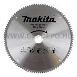 MAKİTA D-61874 Alüminyum Kesim Daire Testere 260x100 Diş — görsel 1