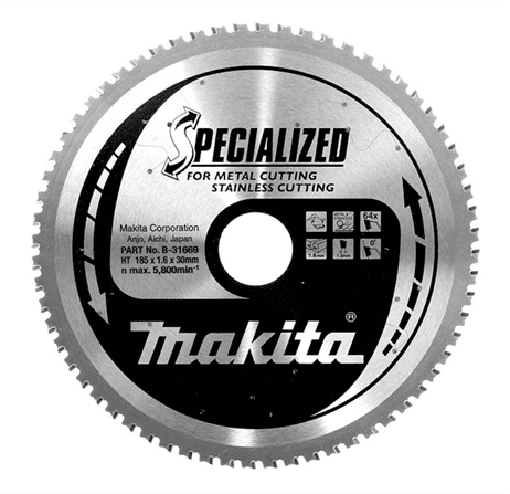 MAKİTA B-31669 Metal Kesme Daire Testere 185x64 Diş — görsel 1