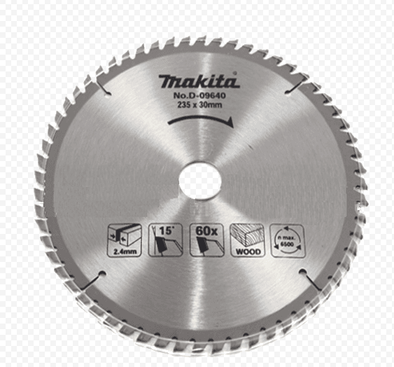 Makita D-09640 AHŞAP DAİRE TESTERE 235x60 DİŞ — görsel 1