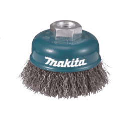 Makita D-29284 ÇANAK FIRÇA - DALGALI TELLİ 100xM14x2 mm — görsel 1