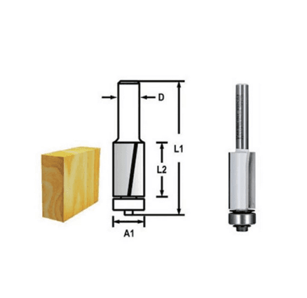 Makita D-47721 FREZE BIÇAĞI 8x9.5 mm — görsel 1