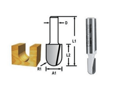 Makita D-47846 FREZE BIÇAĞI 8x9.5 mm — görsel 1