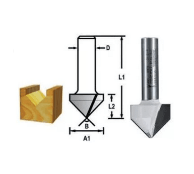 Makita D-47874 FREZE BIÇAĞI 6x12.7 mm — görsel 1