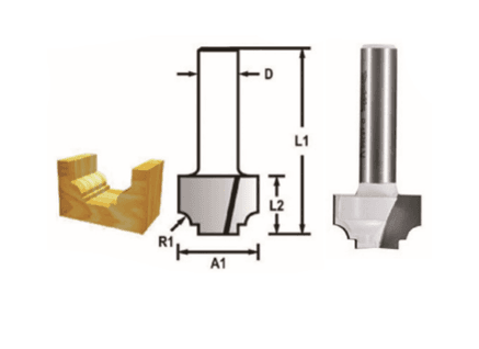 Makita D-48240 FREZE BIÇAĞI 8x12.7 mm — görsel 1
