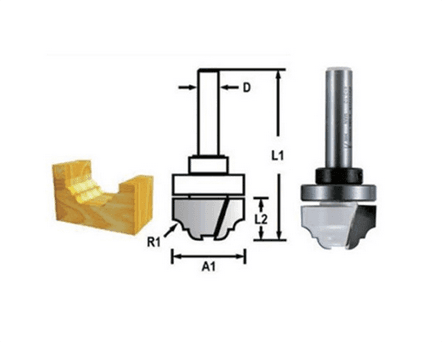 Makita D-48262 FREZE BIÇAĞI 8x22 mm — görsel 1
