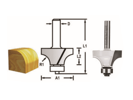 Makita D-48371 FREZE BIÇAĞI 8x22.2 mm — görsel 1