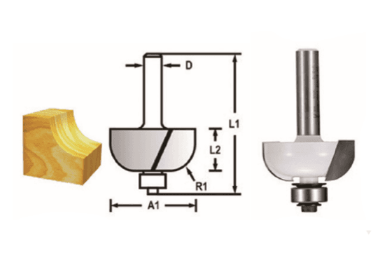 Makita D-48599 FREZE BIÇAĞI 8x17.5 mm — görsel 1