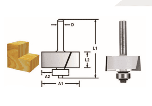Makita D-48739 FREZE BIÇAĞI 8x31.8 mm — görsel 1