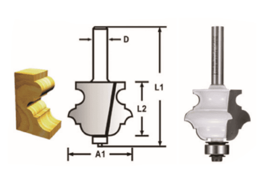 Makita D-48876 FREZE BIÇAĞI 12x57.2 mm — görsel 1