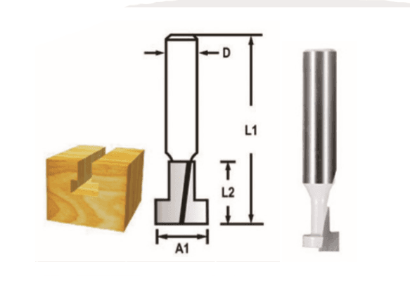Makita D-48907 FREZE BIÇAĞI 8x9.5 mm — görsel 1