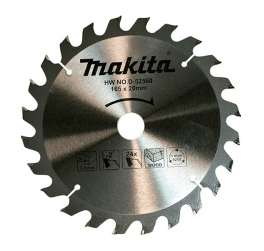 Makita D-52560 AHŞAP DAİRE TESTERE 165x24 DİŞ — görsel 1