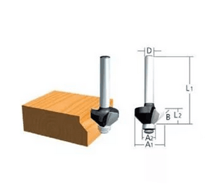 Makita D09488 FREZE BIÇAĞI 6x26 mm — görsel 1