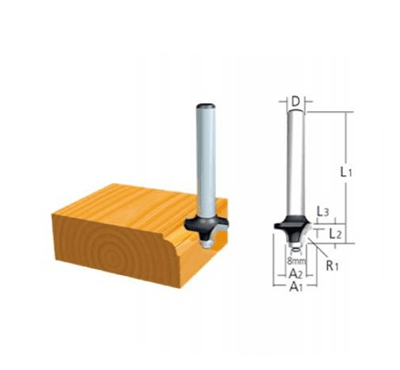 Makita D09525 FREZE BIÇAĞI 6x20 mm — görsel 1