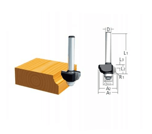 Makita D09569 FREZE BIÇAĞI 6x26 mm — görsel 1