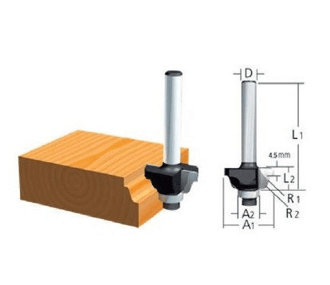 Makita D09581 FREZE BIÇAĞI 6x26 mm — görsel 1