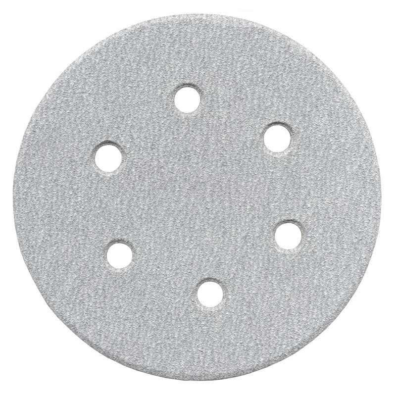 Alüminyum Oksit Cırtlı 6 Delikli Disk Zımpara 150 mm 240 Kum — görsel 1