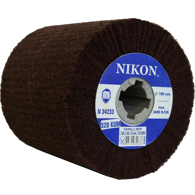Kanallı Mop Non Woven Zımpara 120 Kum — görsel 1
