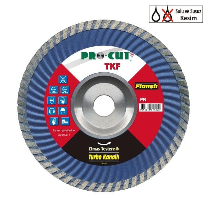 Turbo Kanallı Testere Flanşlı 180 Tke — görsel 1