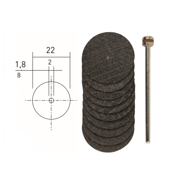 Kesme Diski 10 Lu 22 mm — görsel 1