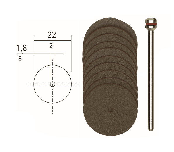 Kesme Diski 10 Lu 22 mm — görsel 1