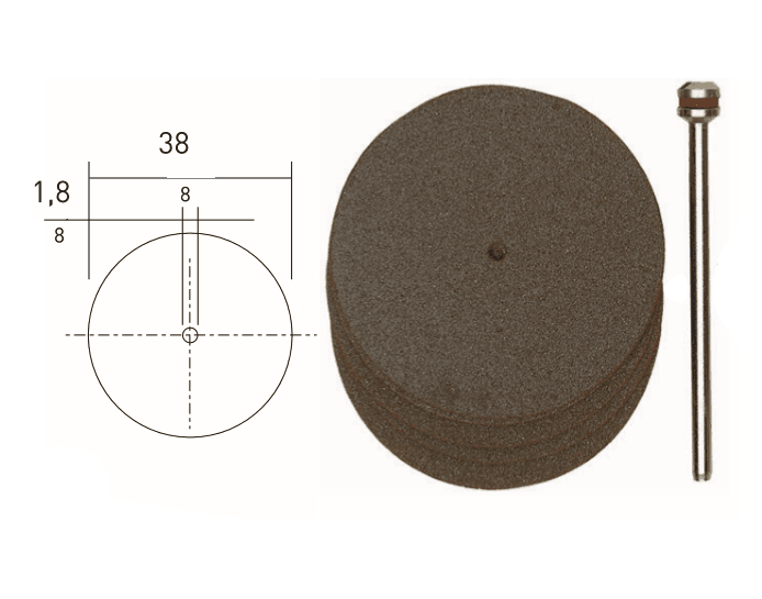 Kesme Diski 10 Lu 38 mm — görsel 1