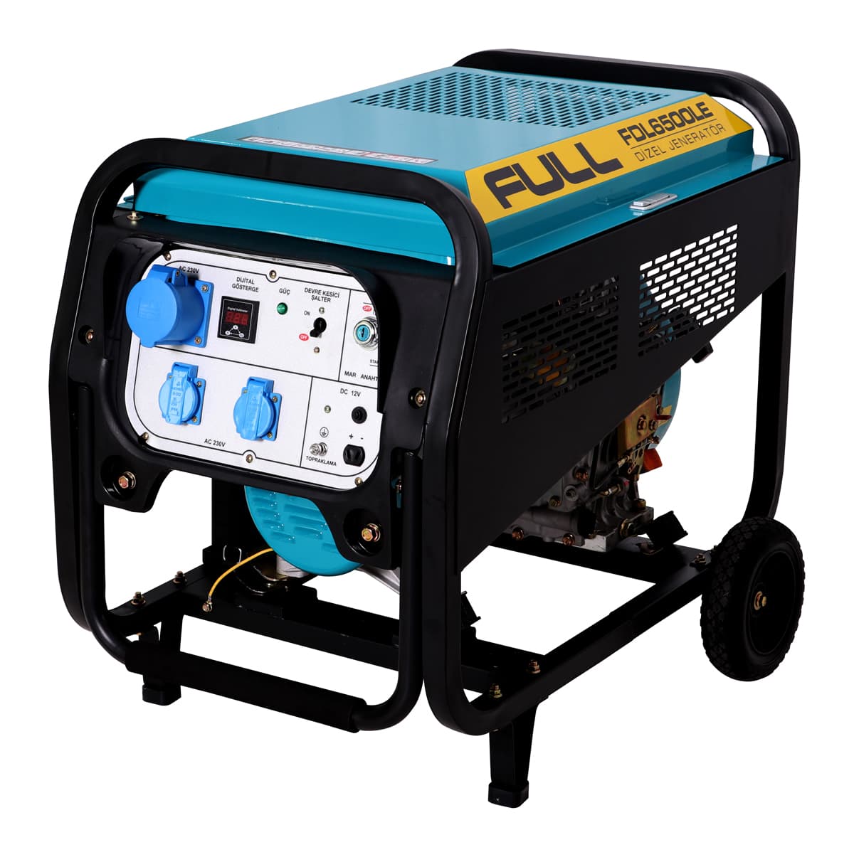Full Jeneratör FDL 6500LE Portable Diesel Generator 6.2 kVA
