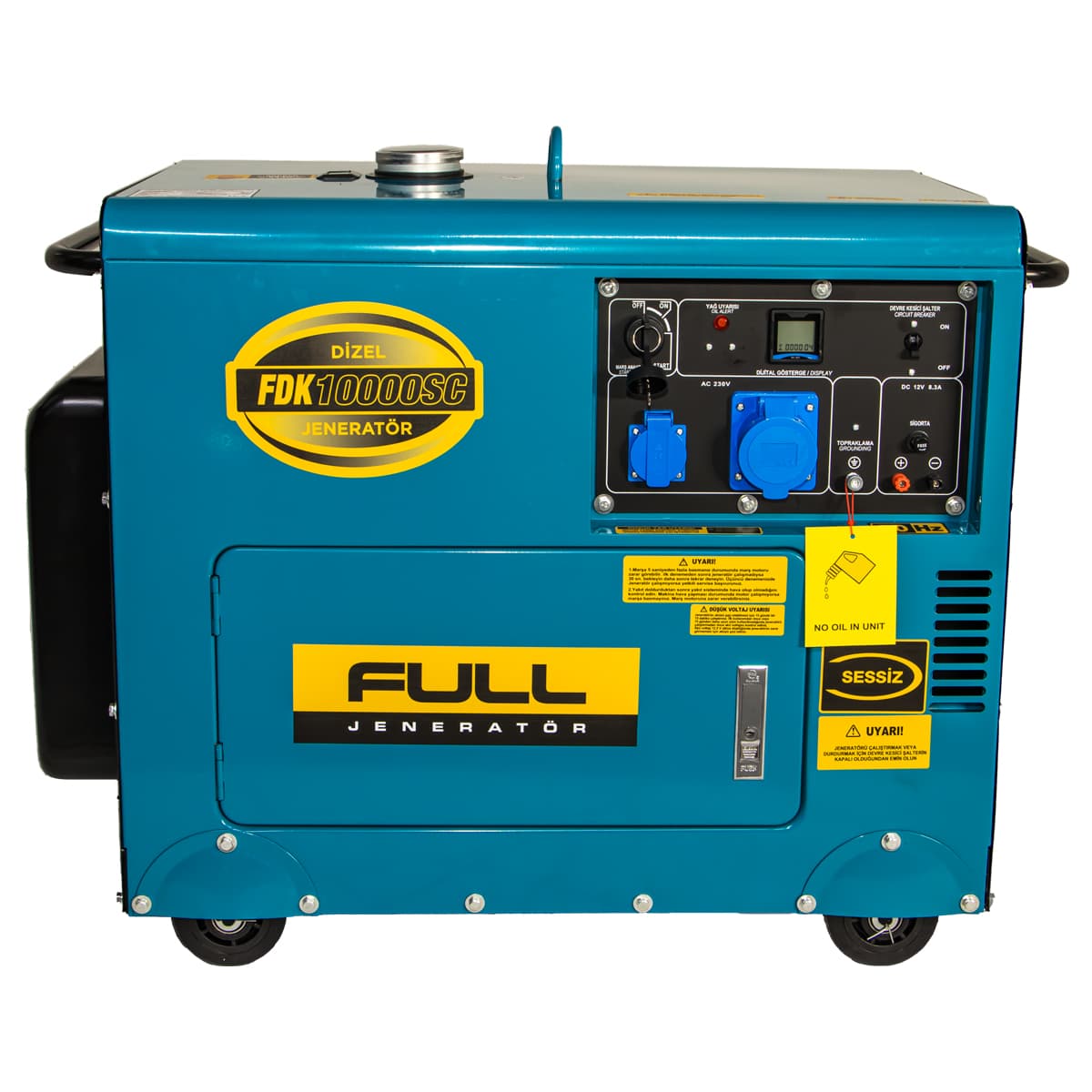 Full Jeneratör FDK 10000SC Portable Diesel Generator 9.4 kVA