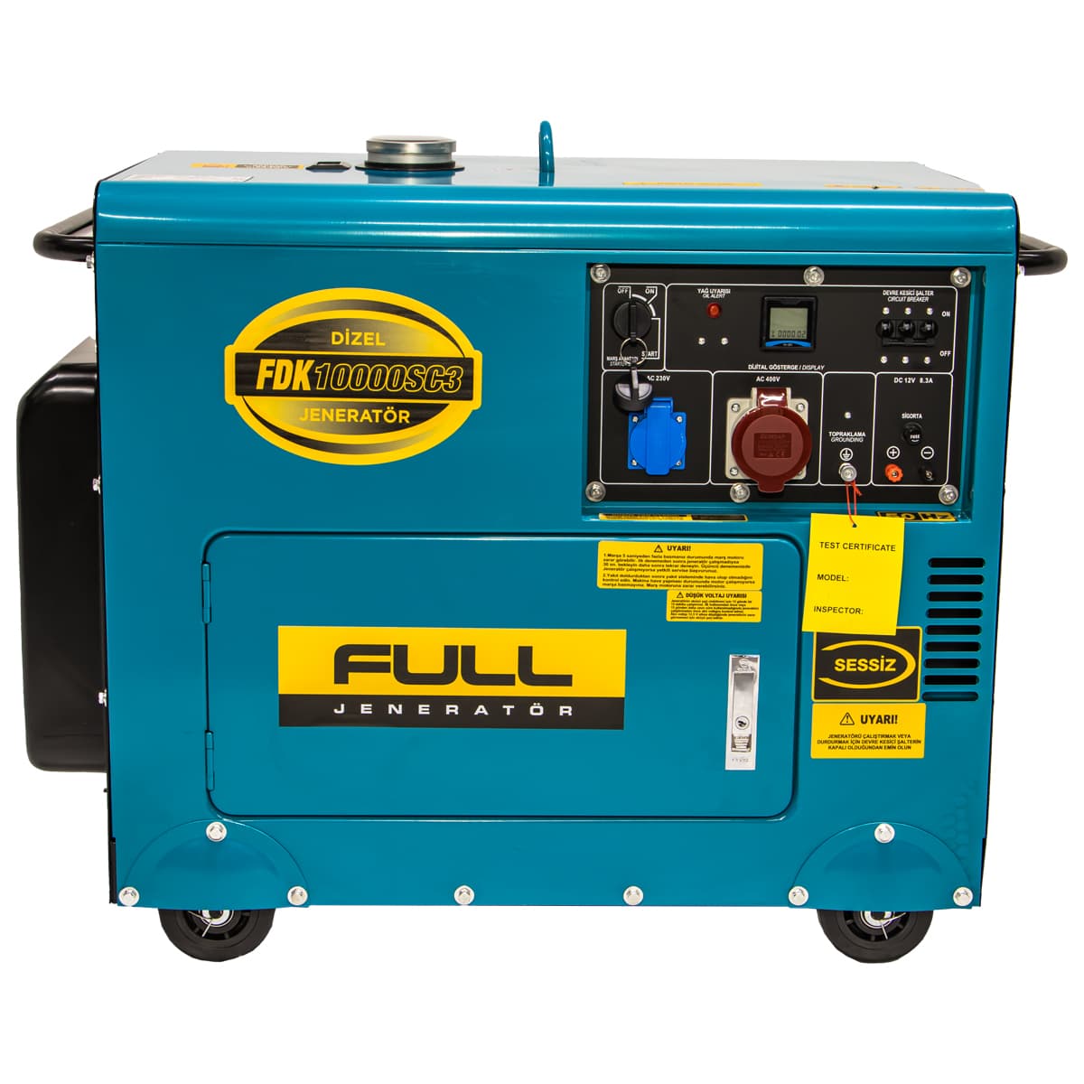 Full Jeneratör FDK 10000SC3 Portable Diesel Generator 9.4 kVA