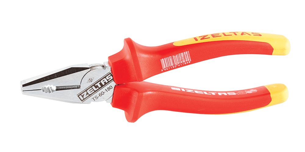 İzeltaş Insulated Electrician Type Combination Pliers 1000V 160 mm