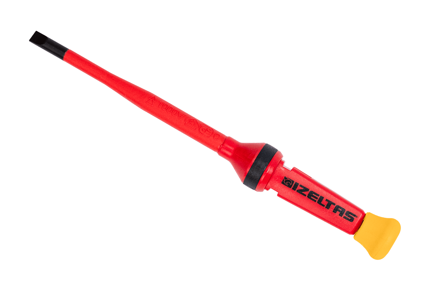 İzeltaş Insulated Electro Slim Type Flat Screwdriver 1000V 2.5×75 mm
