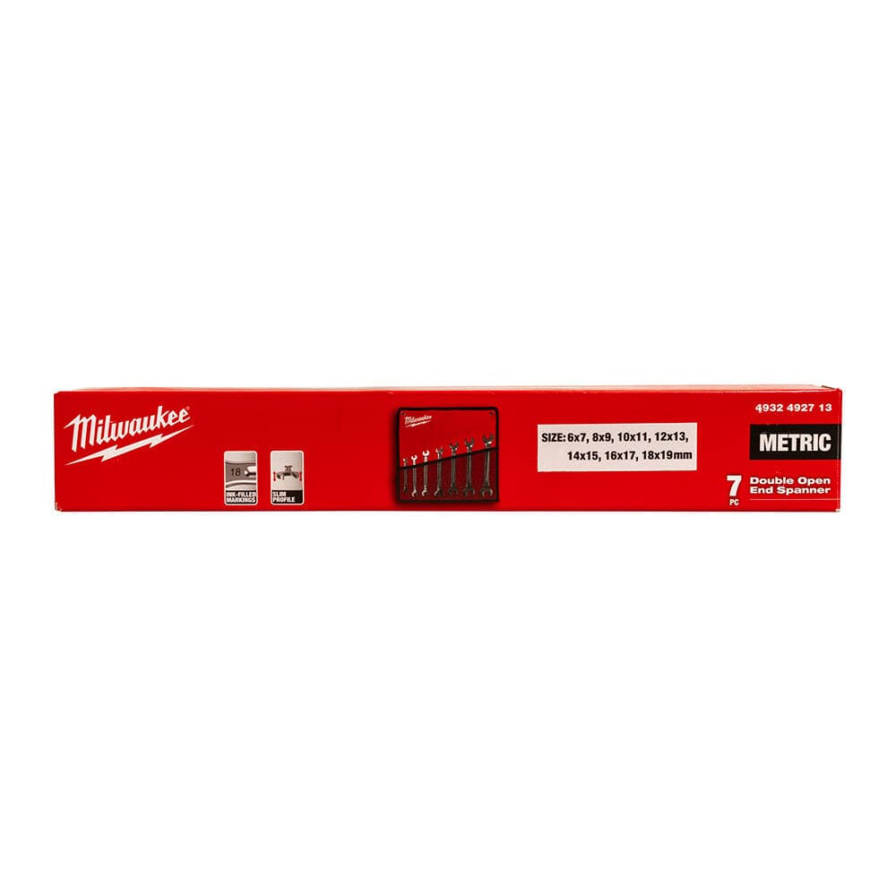 Milwaukee 7 Piece 2 Jaw Spanner Set — image 2