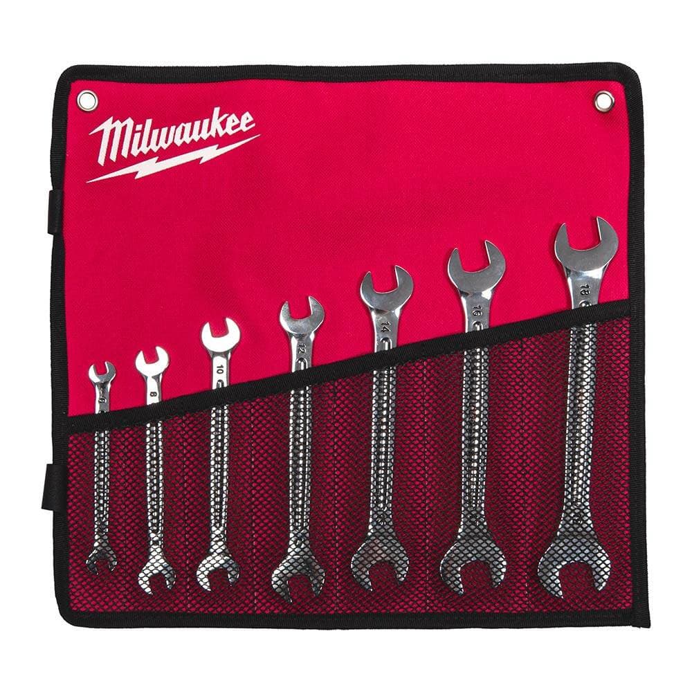 Milwaukee 7 Piece 2 Jaw Spanner Set — image 3