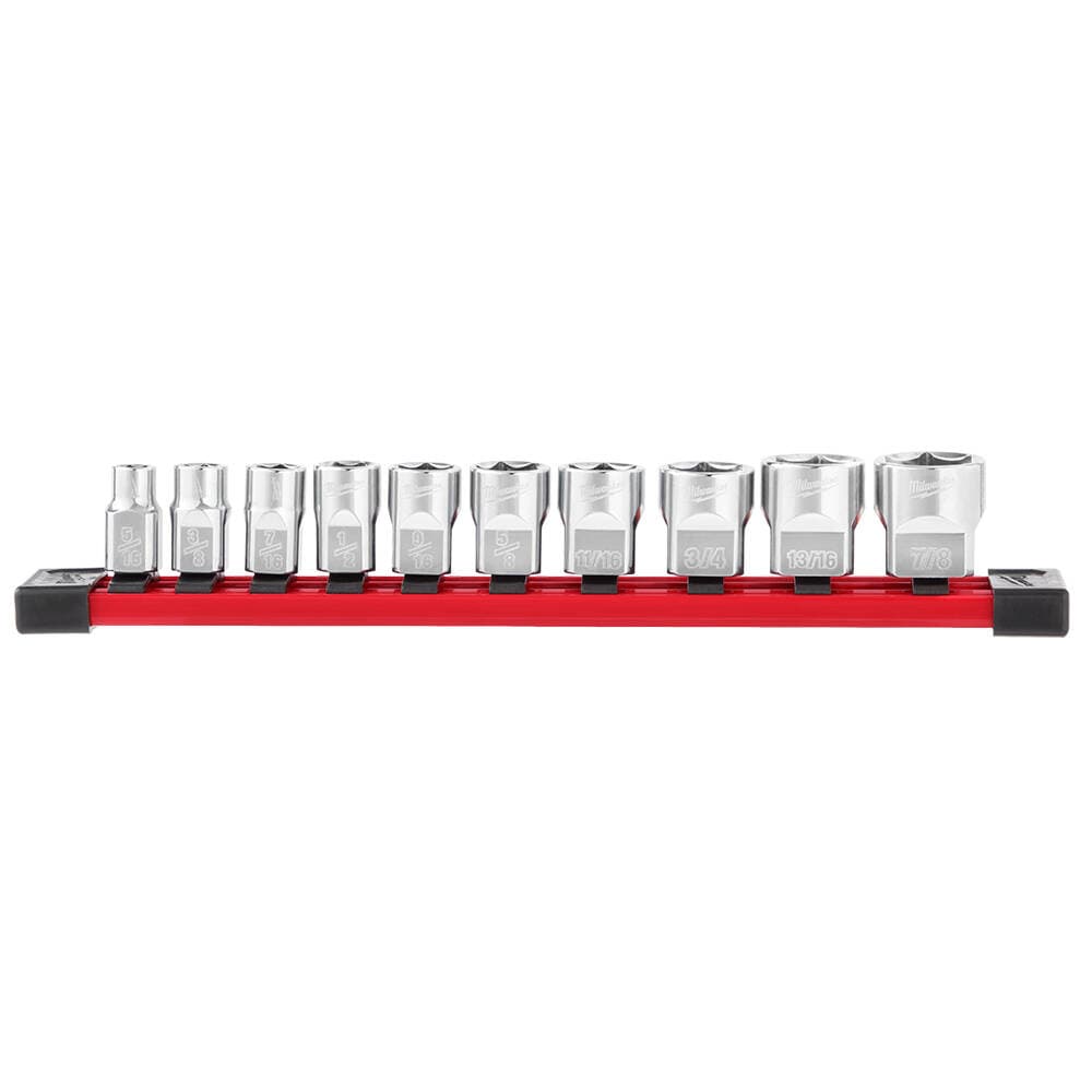 Milwaukee 10 Parça 3/8 İnç Lokma Seti