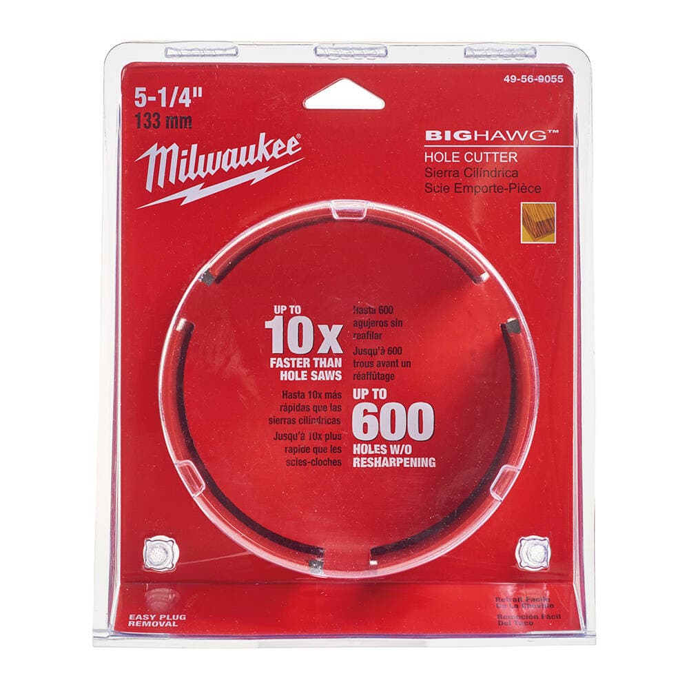Milwaukee 133X60 mm BIGHAWG Wood Hole Saw - Hole Saw