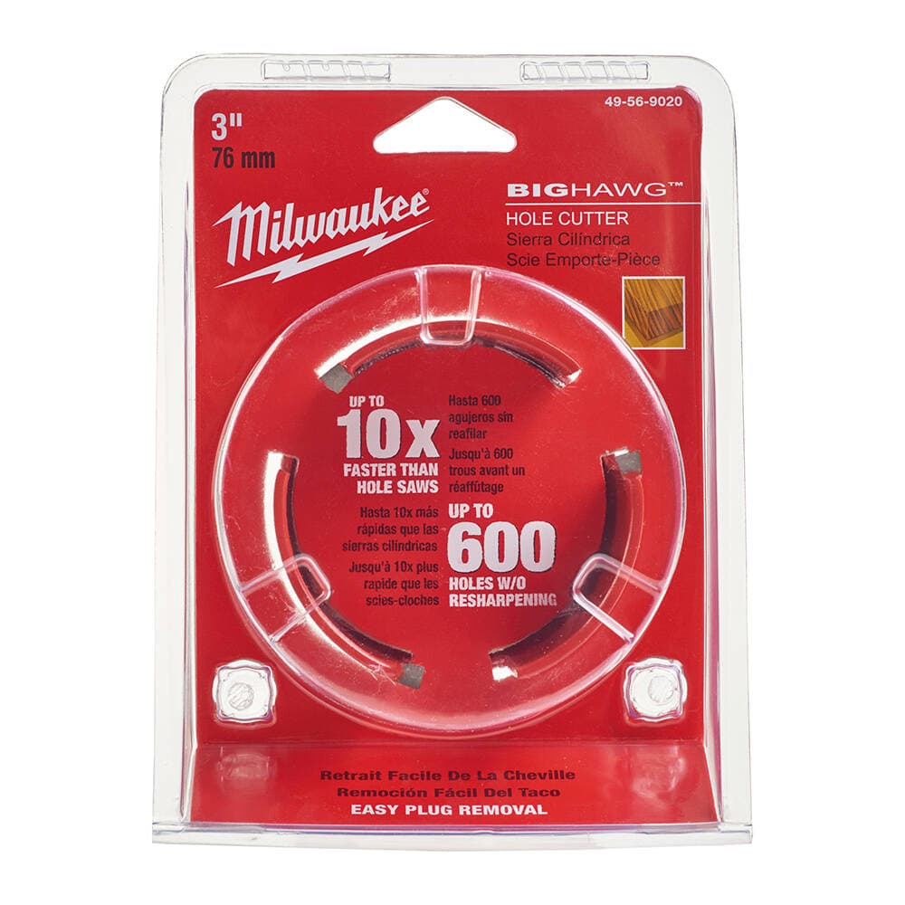 Milwaukee 76X60 mm BIGHAWG Ahşap Delik Testere - Panç — görsel 1