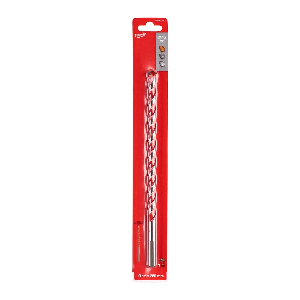 Milwaukee 12.0x200 mm Beton Matkap Ucu — görsel 1