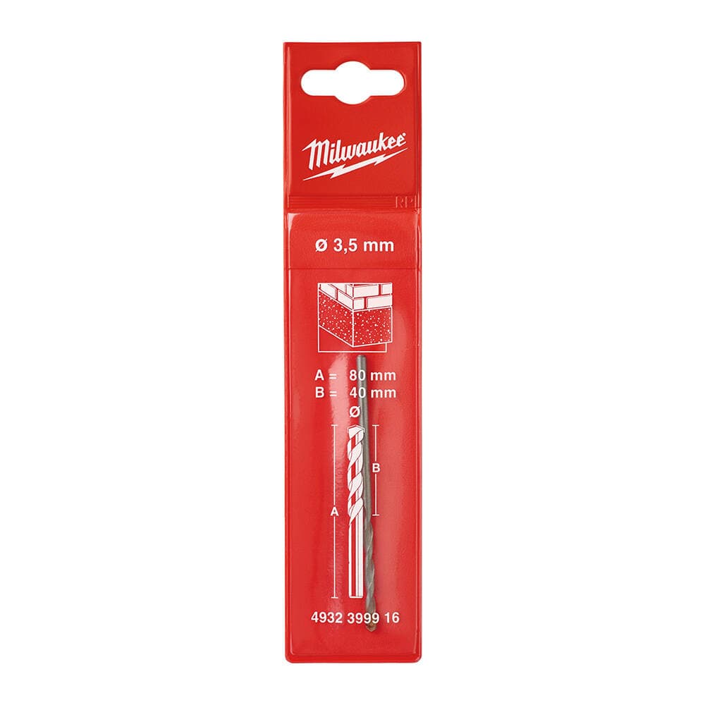 Milwaukee 3.5x80 mm Beton Matkap Ucu — görsel 1