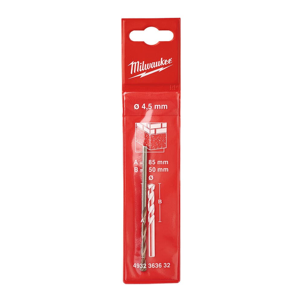 Milwaukee 4.5x85 mm Beton Matkap Ucu — görsel 1