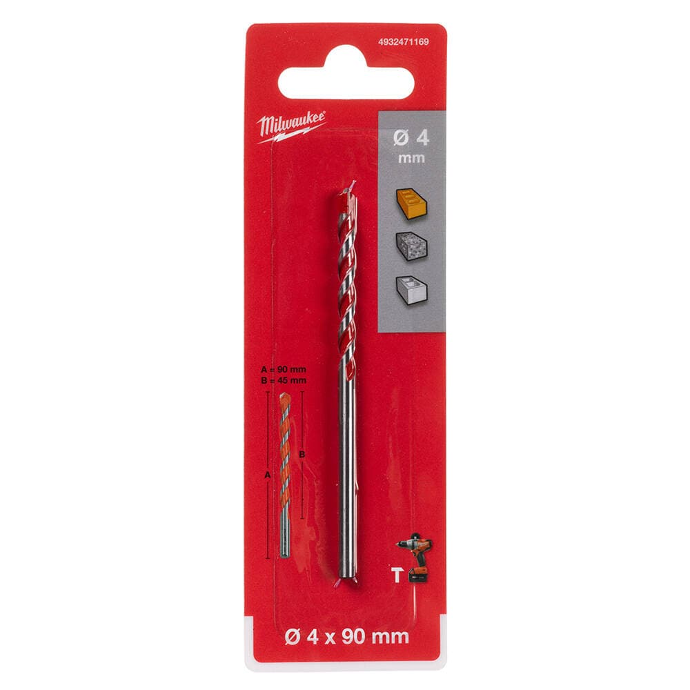 Milwaukee 4.0x45 mm Beton Matkap Ucu — görsel 1