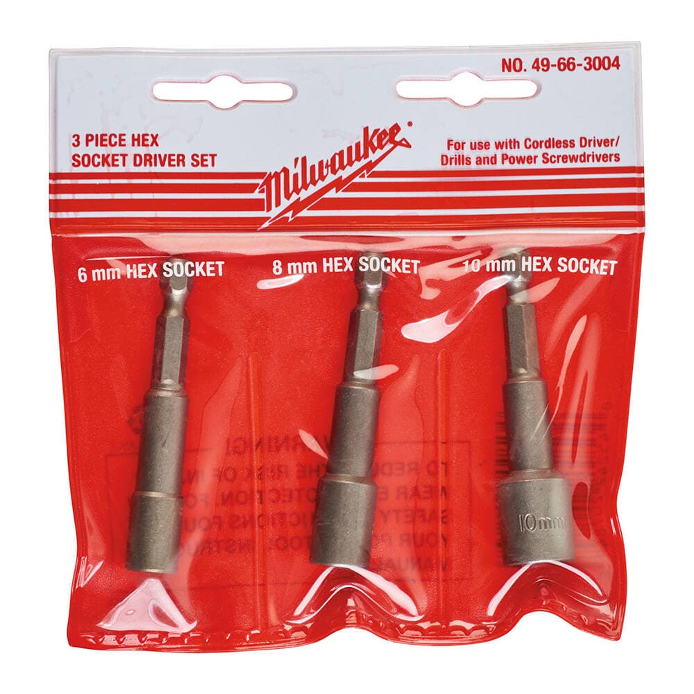 Milwaukee 3 Parça 65 mm Shockwave Bits Uç HeX Lokma Seti — görsel 1