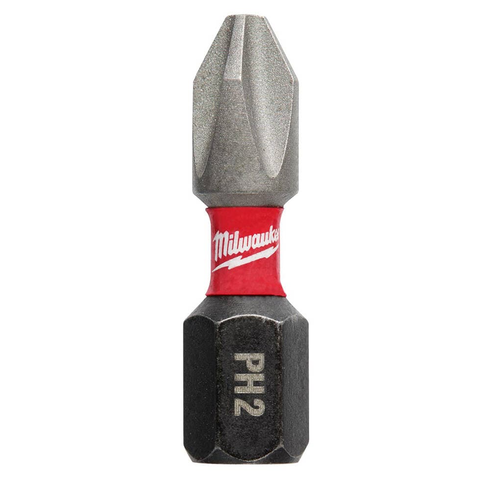 Milwaukee PH2 25 mm Shockwave Bits Uç - 2'li — görsel 1