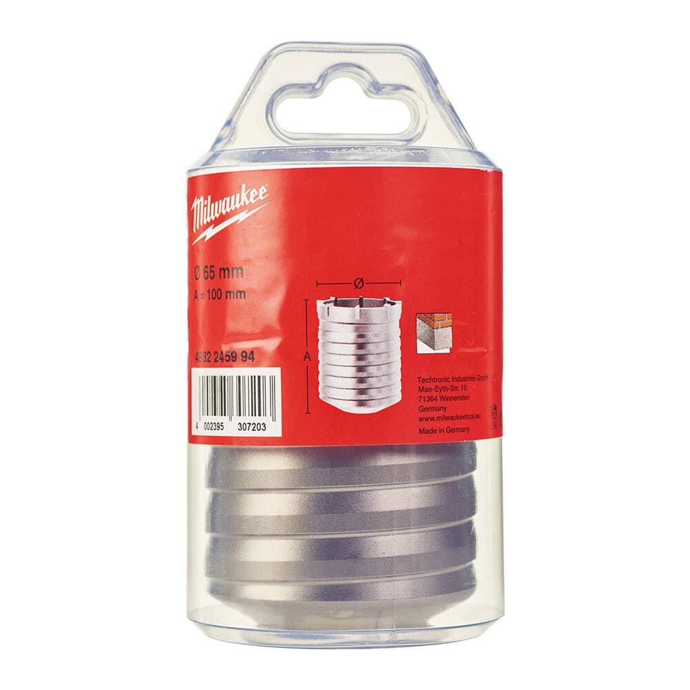Milwaukee 65x100 mm SDS-Max & Kanallı Buat Ucu — görsel 1