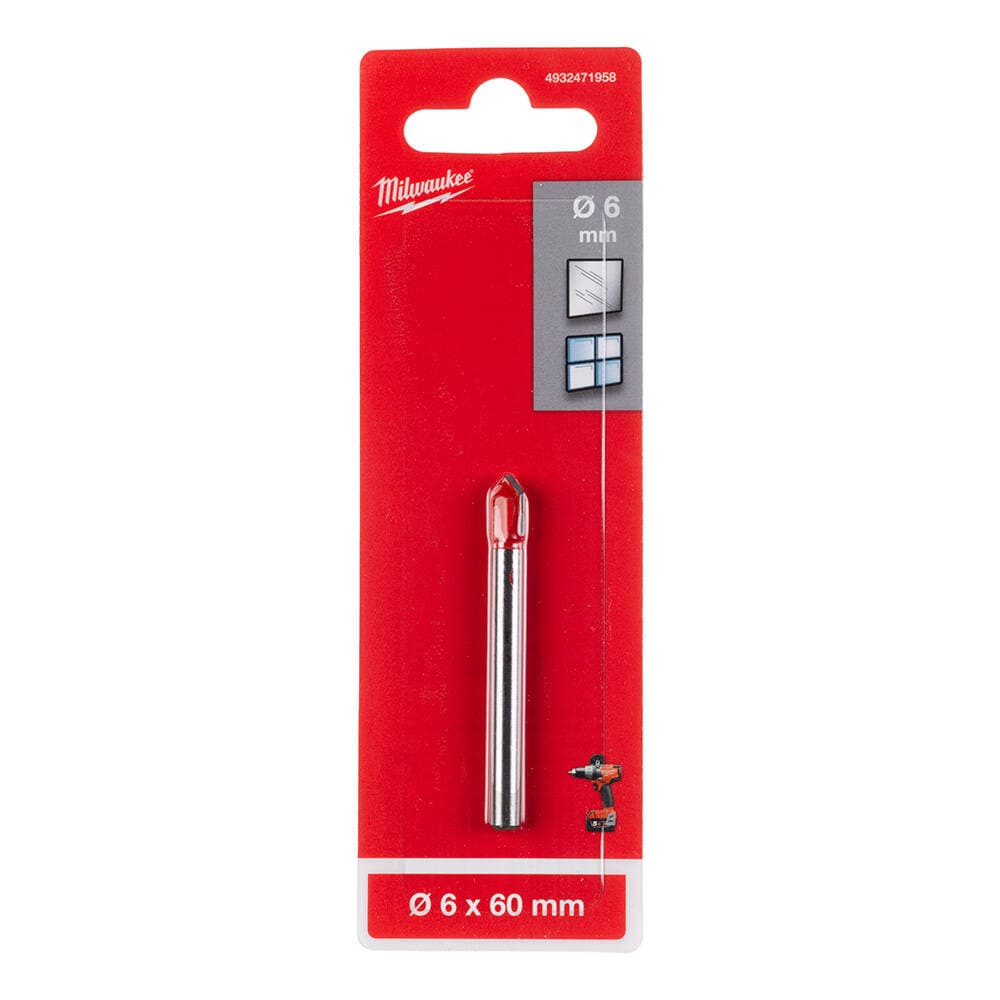 Milwaukee 6x60 mm Cam Seramik Matkap Ucu — görsel 1