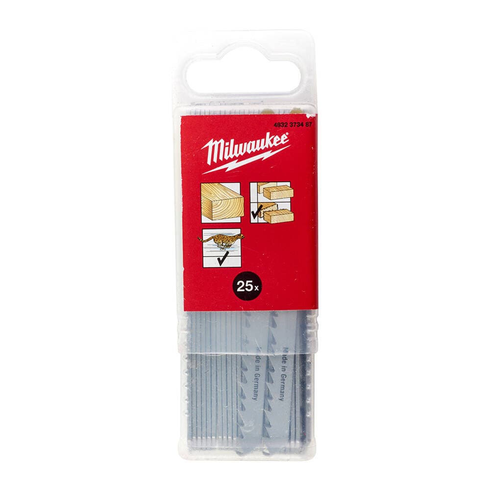 Milwaukee 75 mm T144D Ağaç Dekupaj Bıçağı - 25'li