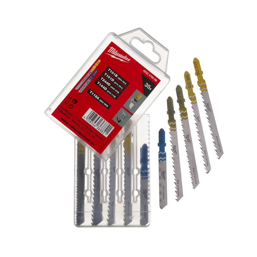Milwaukee 35 Parça Dekupaj Bıçak Seti — görsel 1