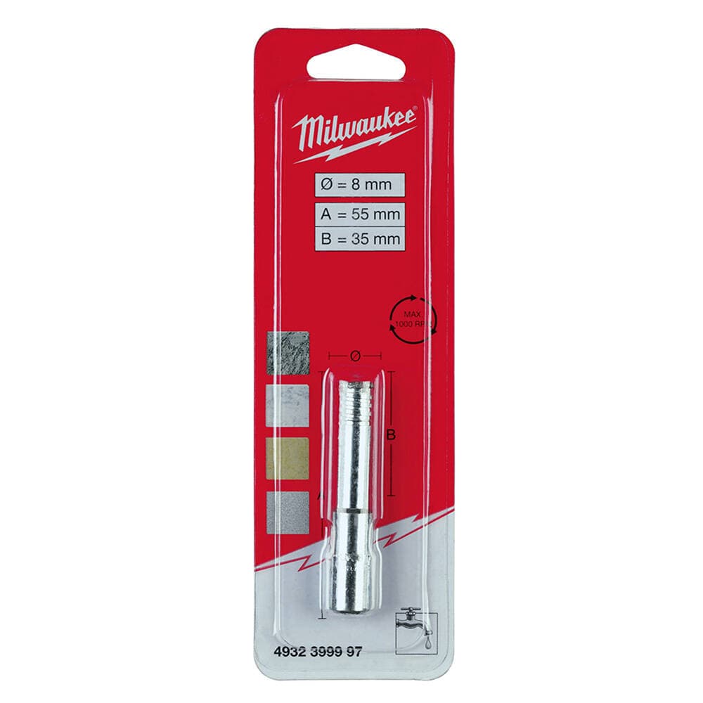 Milwaukee 5.0x55 mm Fayans. Granit Delici Matkap Ucu