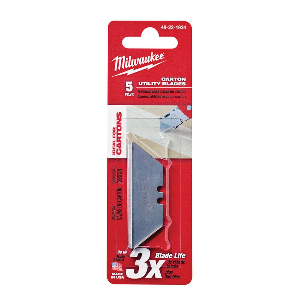 Milwaukee Güvenli Maket Bıçağı Yedeği - 5'li — görsel 1
