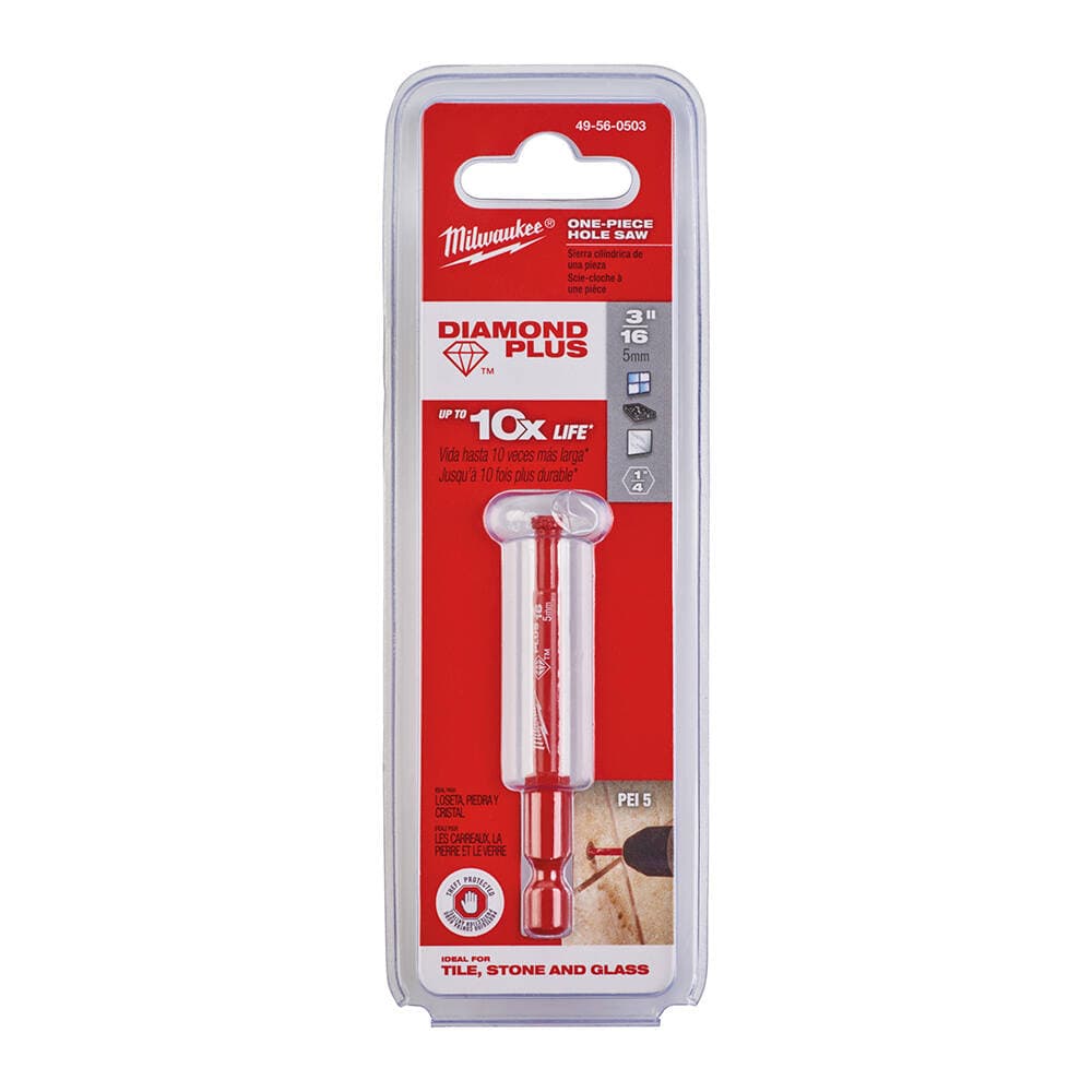 Milwaukee 5 mm 1/4" Elmas Bits Uç — görsel 1