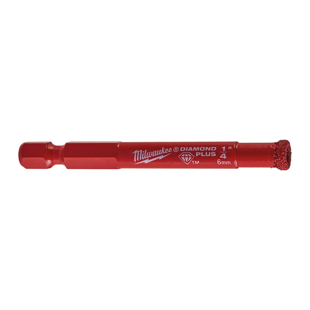 Milwaukee 6 mm 1/4" Elmas Bits Uç — görsel 1